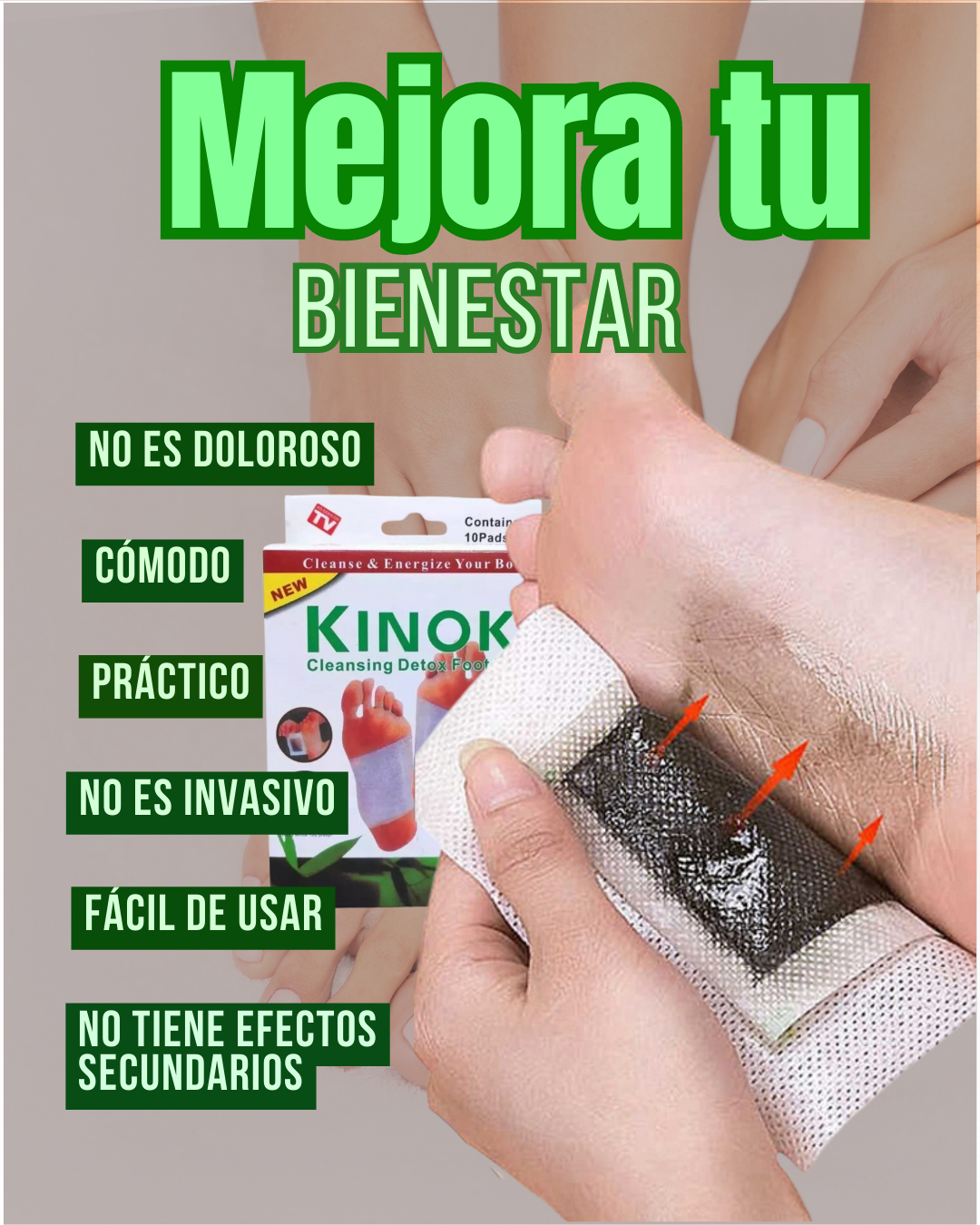 PARCHES DETOX – Descansa mientras duermes
