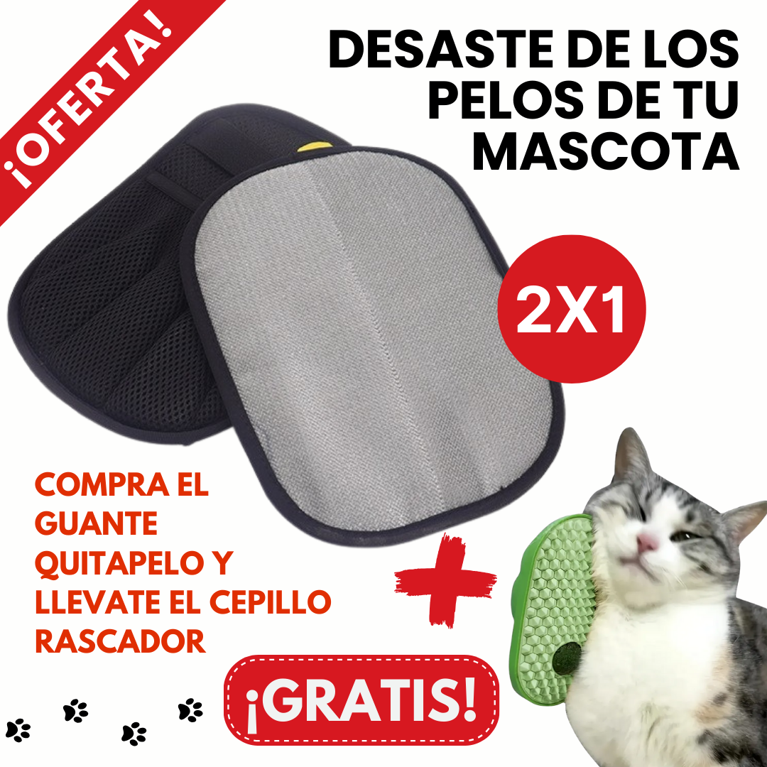 GUANTE QUITAPELO - Adiós Pelo de Mascotas✨