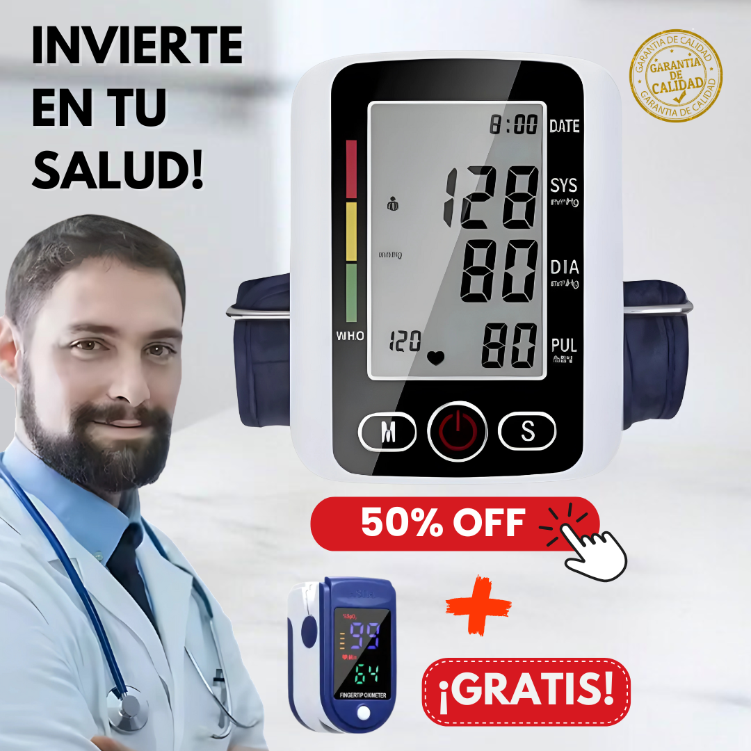 MediControl®: Controla presión ¡desde casa! - GRATIS Oximetro