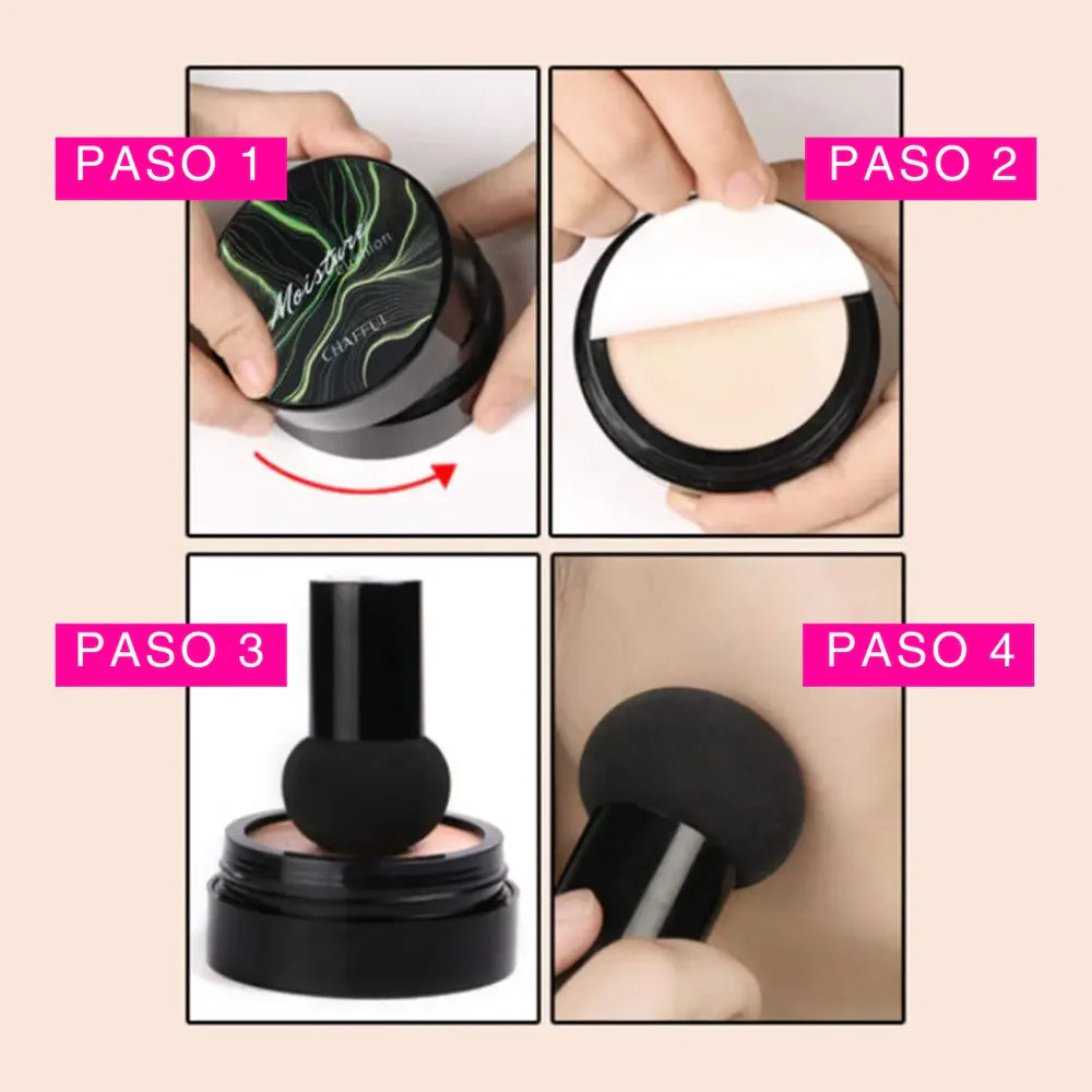 ✨"Base Air Cushion – Piel Radiante y Natural"✨